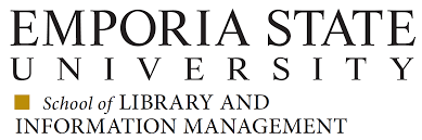 Emporia State University School of Library and Information Management logo.
