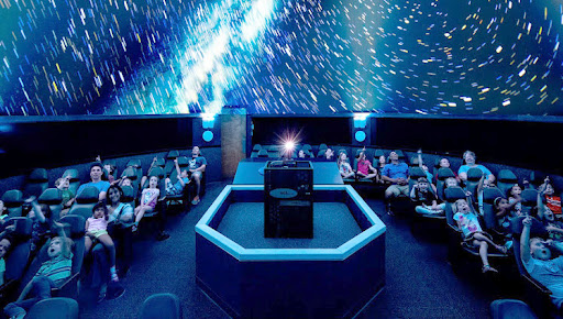 Audience at the Fleischmann Planetarium.
