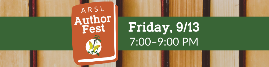 ARSL Author Fest banner.