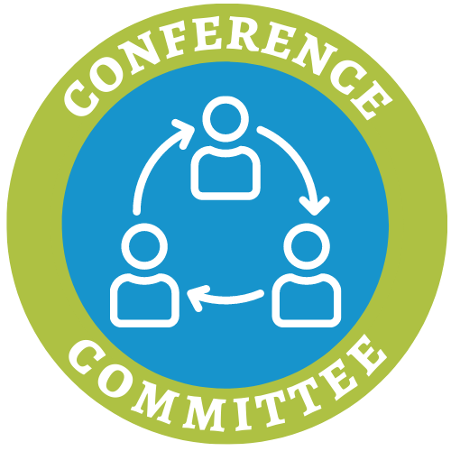 Conference Committee logo, three heads circling with arrows pointing to each other.