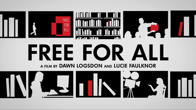Title card for "Free For All," a film by Dawn Logsdon and Lucie Faulknor.