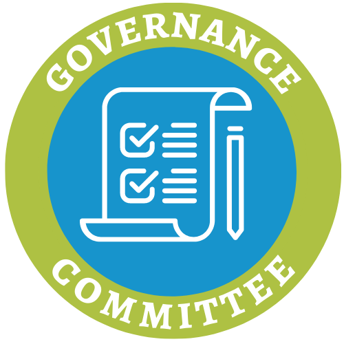 Governance Committee logo, checklist with pencil.