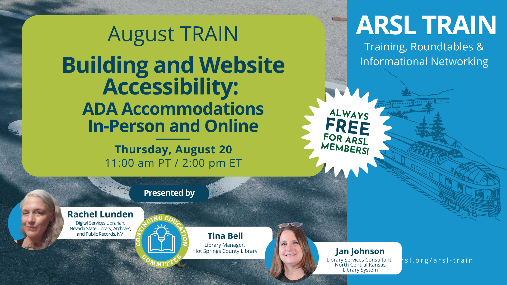August TRAIN graphic